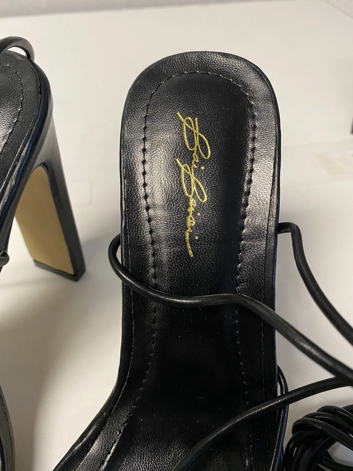 American Made Work Boot Bai Beiio Black (38, 39,  40, 41) Strappy Shoes