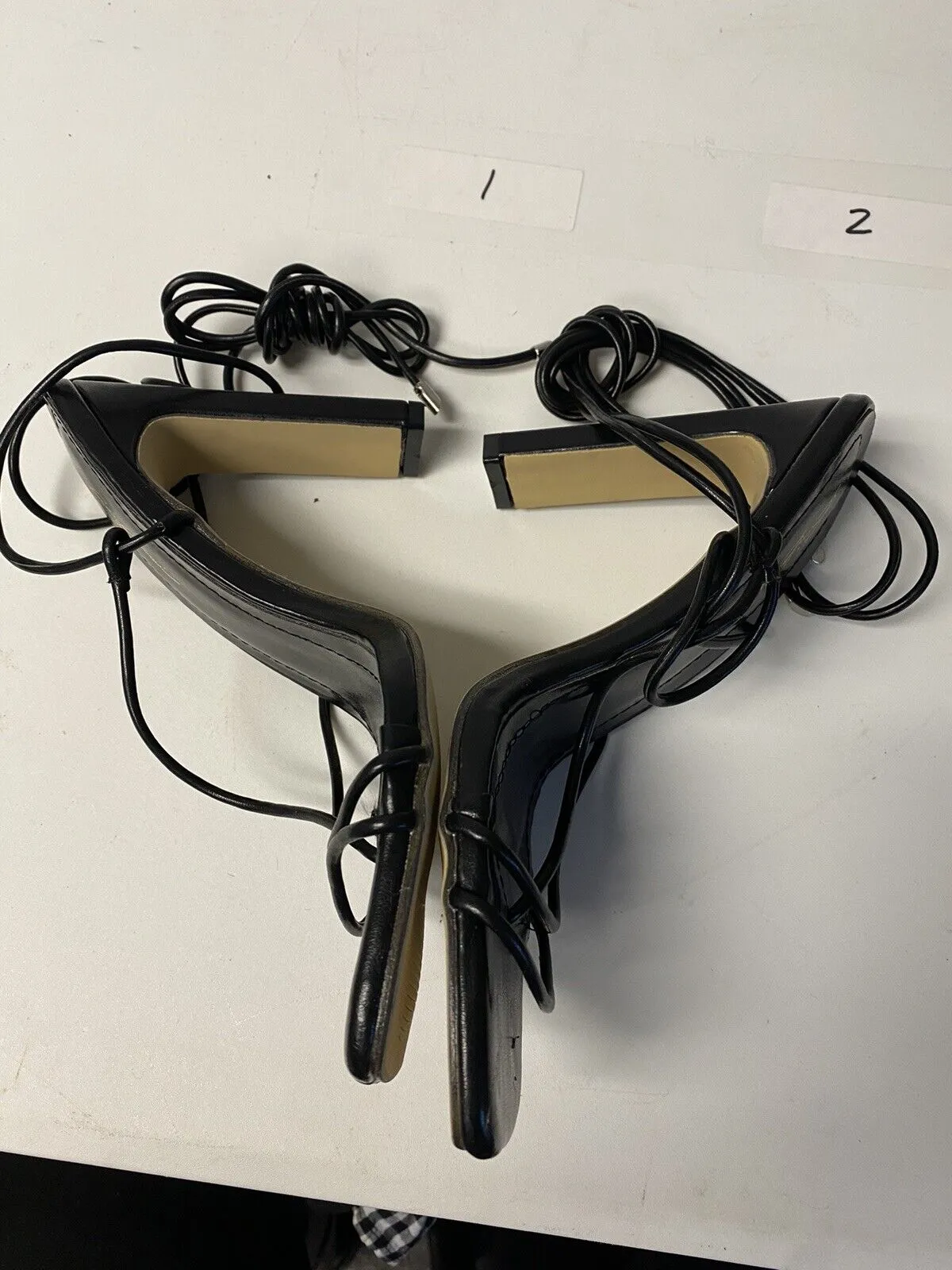 Bai Beiio Black (38, 39,  40, 41) Strappy Shoes Work Boots Round Toe