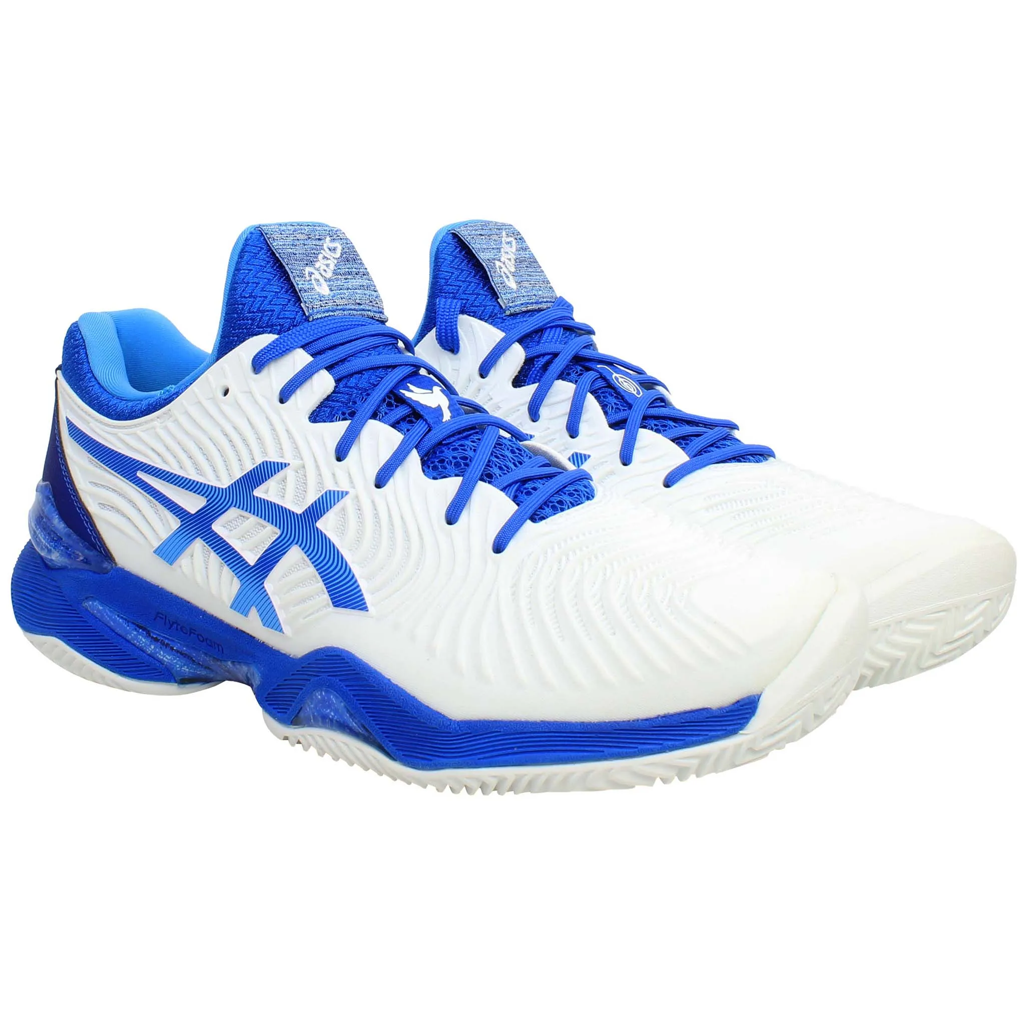 Asics Court FF Novak Clay Mens White Tennis Shoes Asics Shoes For Neutral Runners