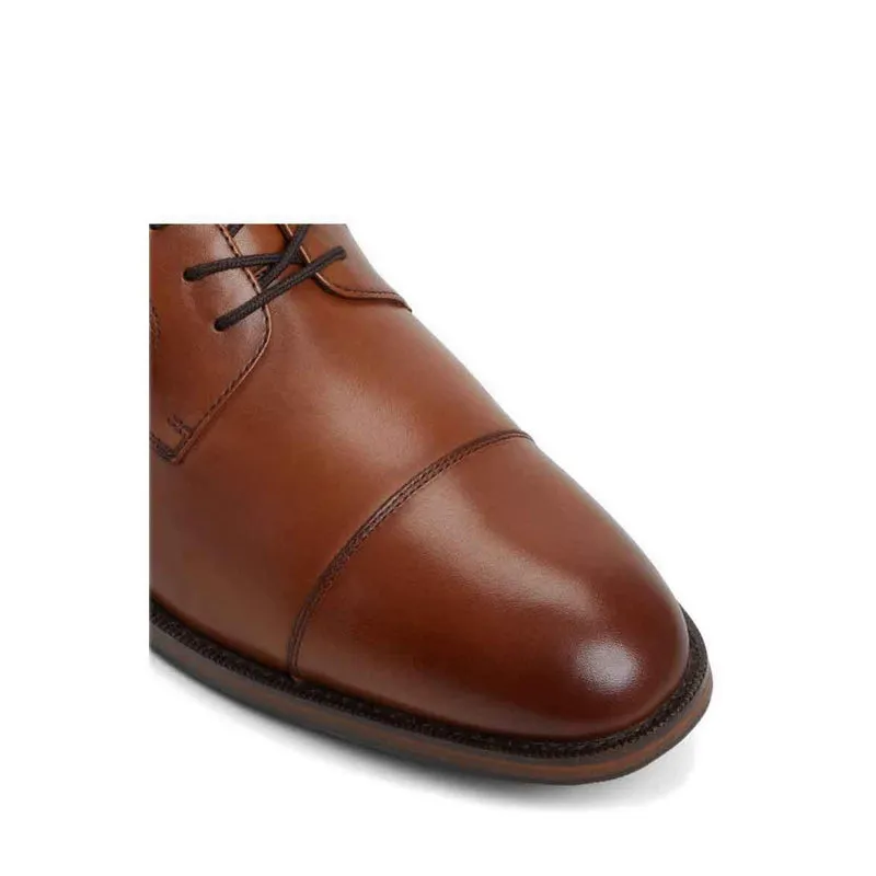 Union Flat Shoe Wriggle Lace Ups - Cognac