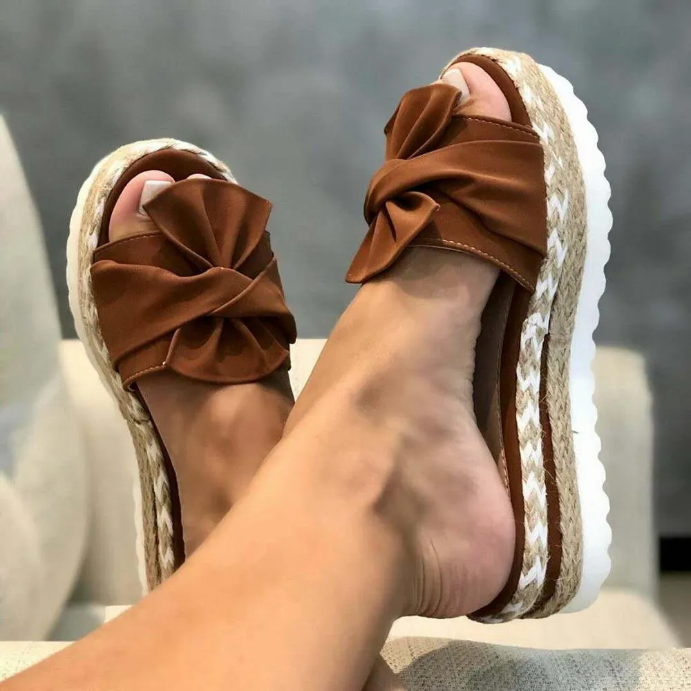 Leather Flip Flops Uk xakxx Summer Fashion Sandals Shoes Women Bow Summer Sandals Slipper Indoor Outdoor Flip-flops Beach Shoes Female Slippers