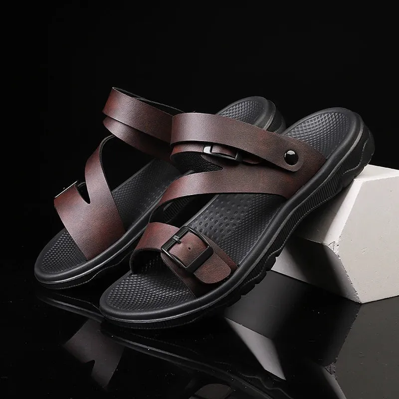 Yeknu Sandals for Men outdoor Summer Comfortable Men's Sandal breathable Men Leisure Beach Shoes for Men fashion shoes Fergalicious Sandals