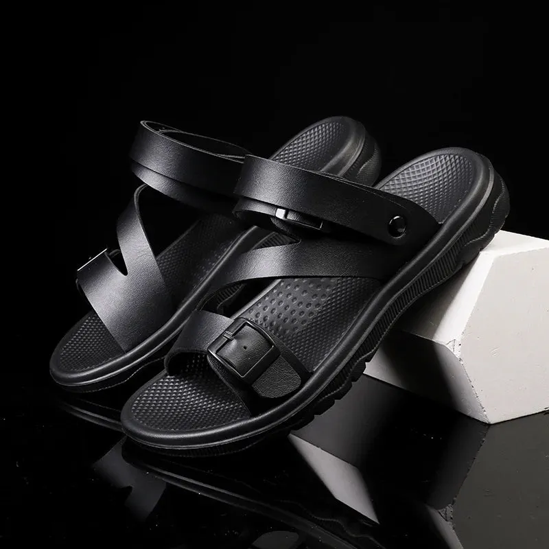 Yeknu Sandals for Men outdoor Summer Comfortable Men's Sandal breathable Men Leisure Beach Shoes for Men fashion shoes Comfort Sandals