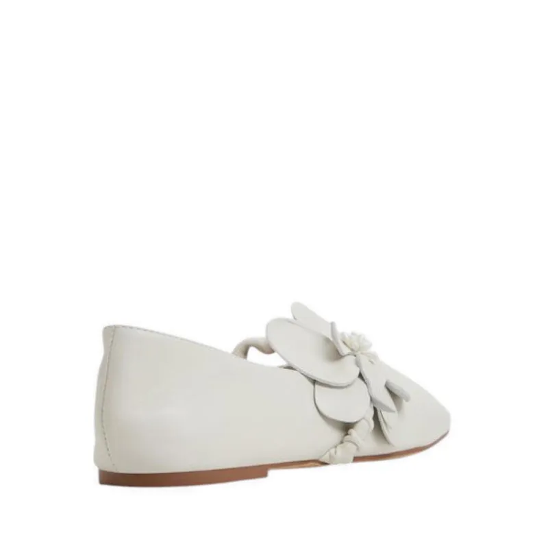 Mens Slip On Boots FLORALINA BALLERINAS & MARY JANES - WHITE/BONE
