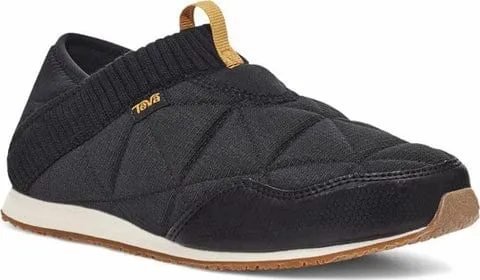 Teva Women's Re-Ember Shoes- Black Slippers Wide Width
