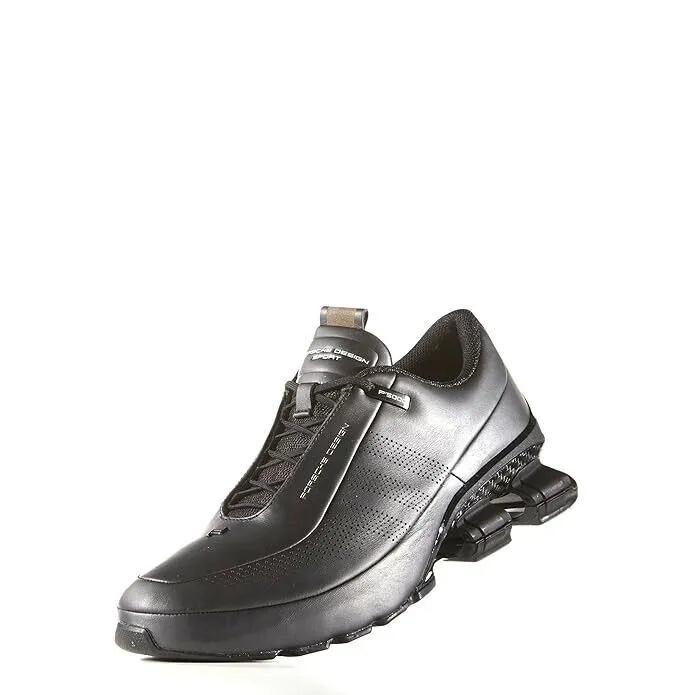 Adidas No Shoelace Porsche Design Adidas Men's Bounce S4 Leather Black AQ3582 Brand New