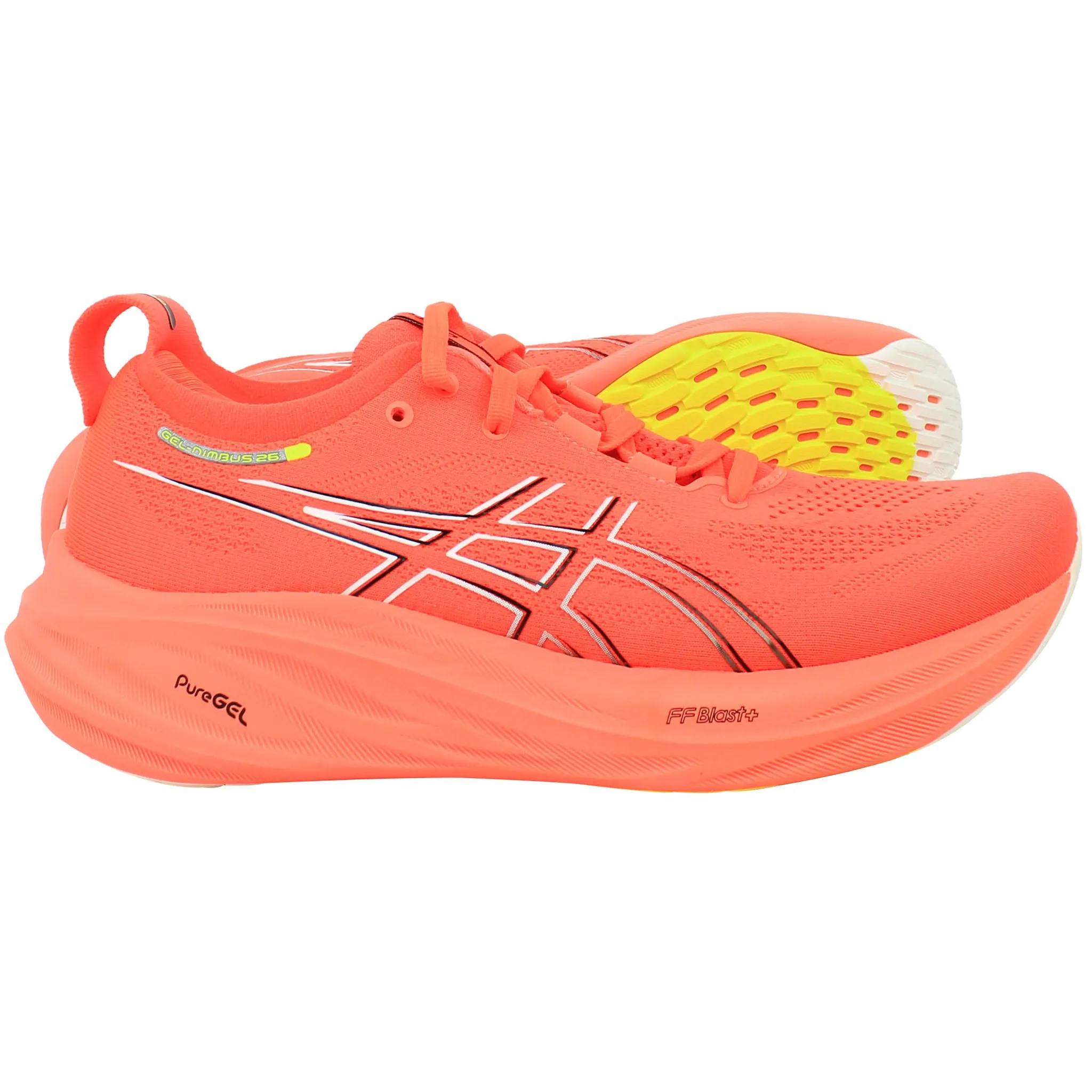 Asics Gel-Nimbus 26 Mens Red Running Shoes Asics Shoes Noosa Tri 13