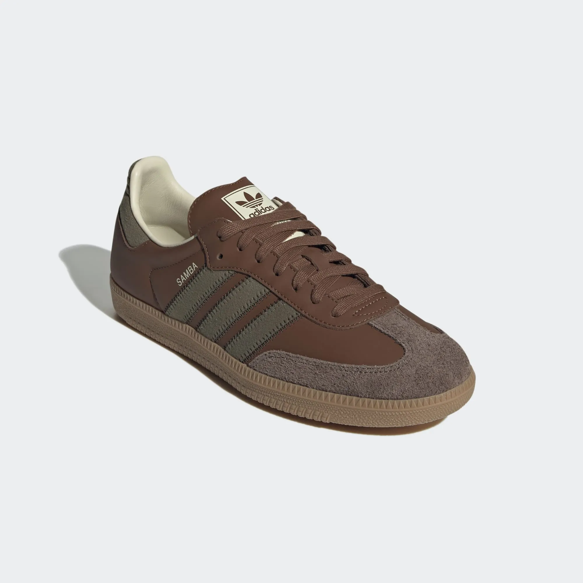 Adidas Samba OG - Preloved Brown / Olive Strata / Earth Strata Adidas Hoops Shoes