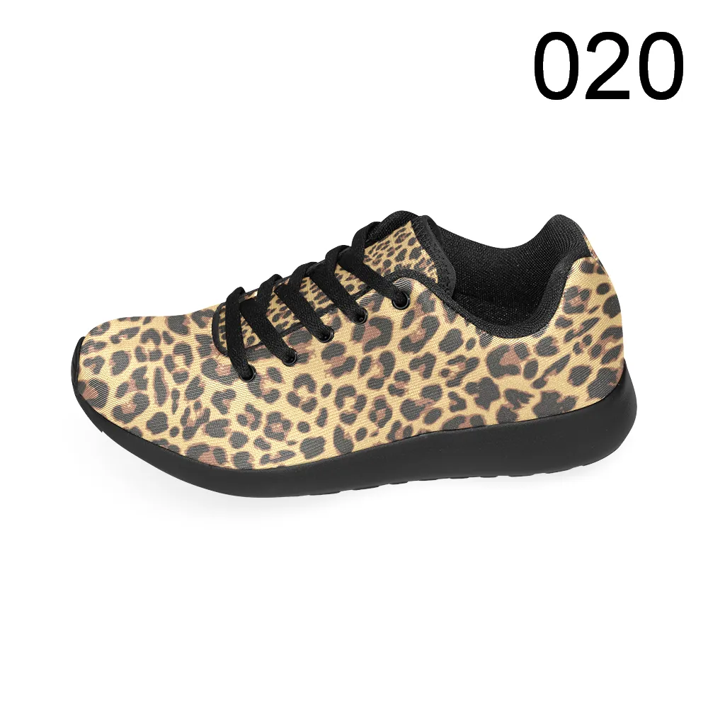 Zenzzle graphic Leopard pattern print on Women's Breathable Running shoes Casual Lightweight Athletic Sneakers Top Designer Sneakers