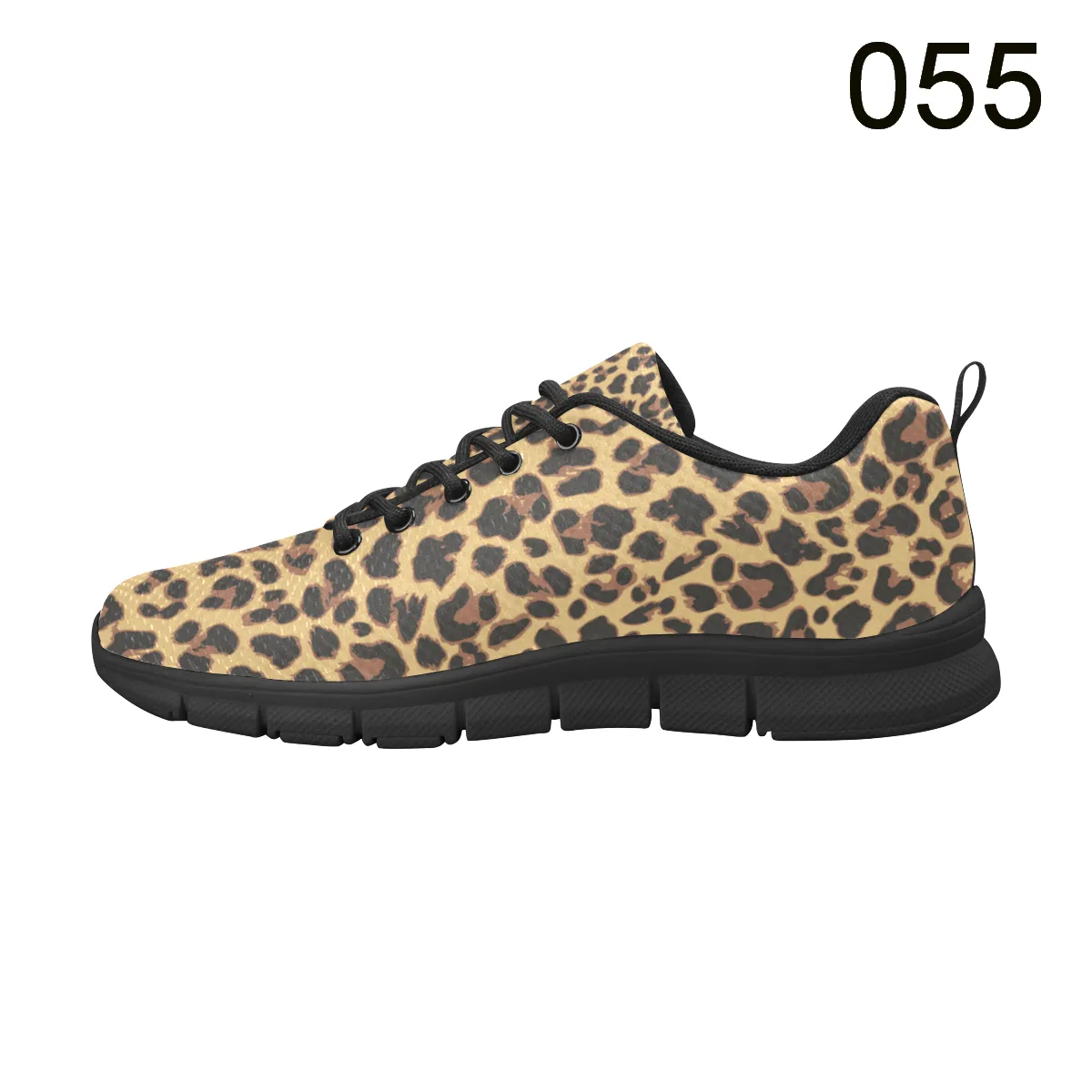 Zenzzle graphic Leopard pattern print on Women's Breathable Running shoes Casual Lightweight Athletic Sneakers Rocker Bottom Sneakers