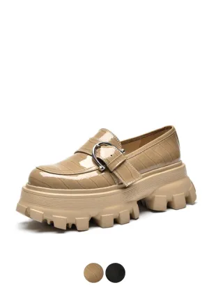 Loafers Shorts Zimmer Women's Platform Patent Leather Shoes